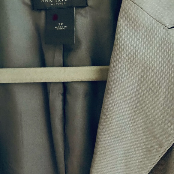 1990’s AnnTaylor 4p silk/linen tailored suit jacket EUC - Picture 6 of 13